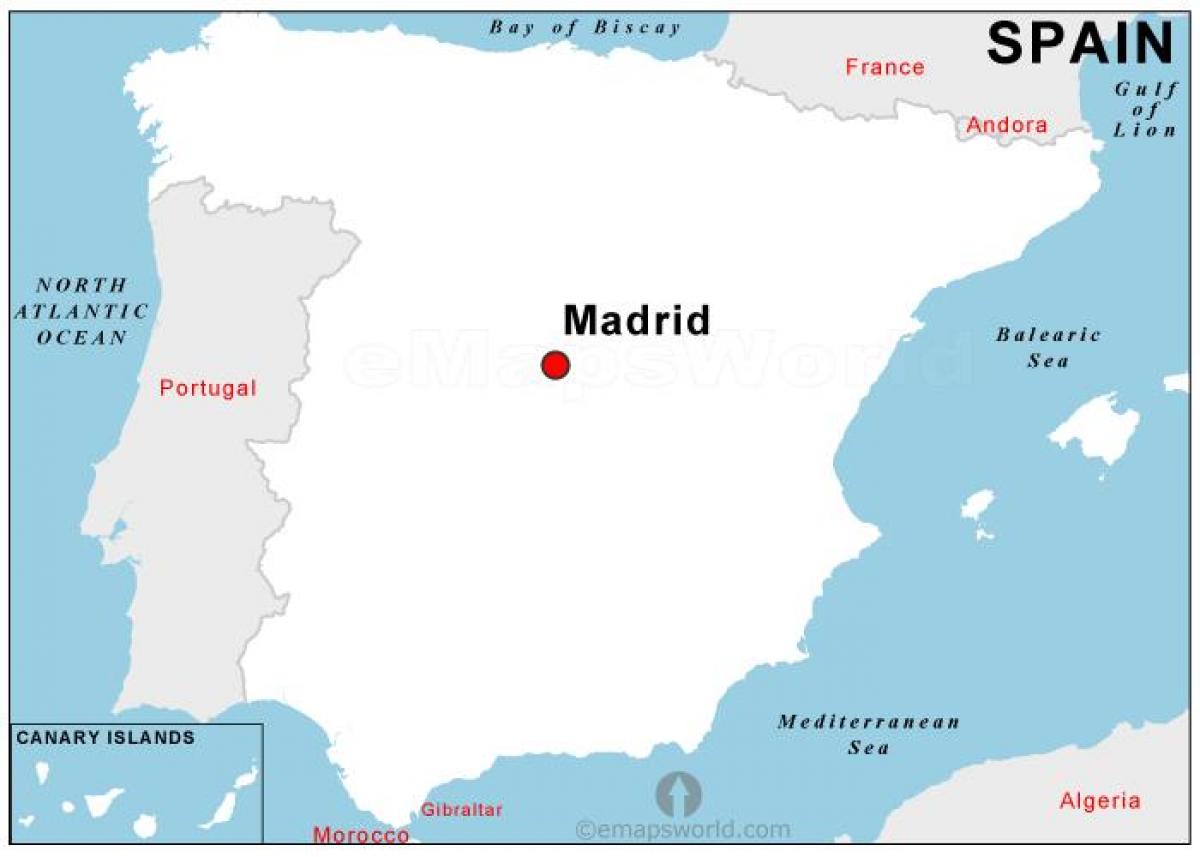 peta modal Sepanyol